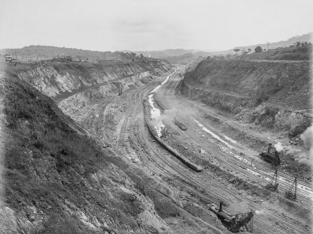 Construction of the Panama Canal, Panama, 1912.