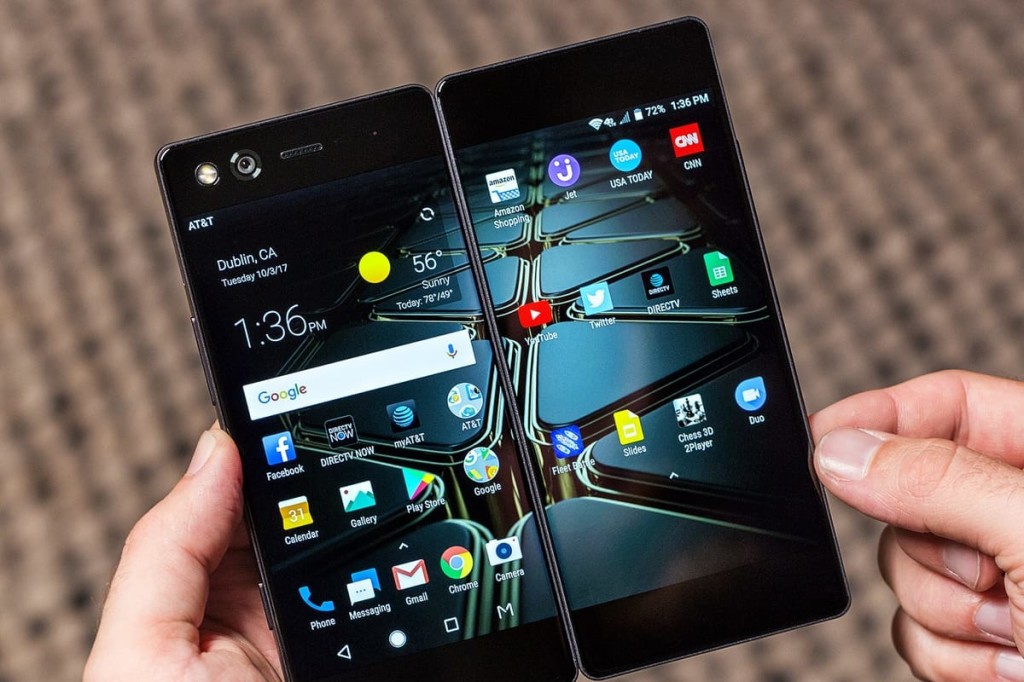ZTE Axon M: раскладной смартфон с двумя экранами