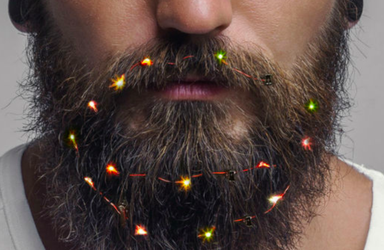 Праздник к нам приходит: Beard Lights - гирлянда не для елки!